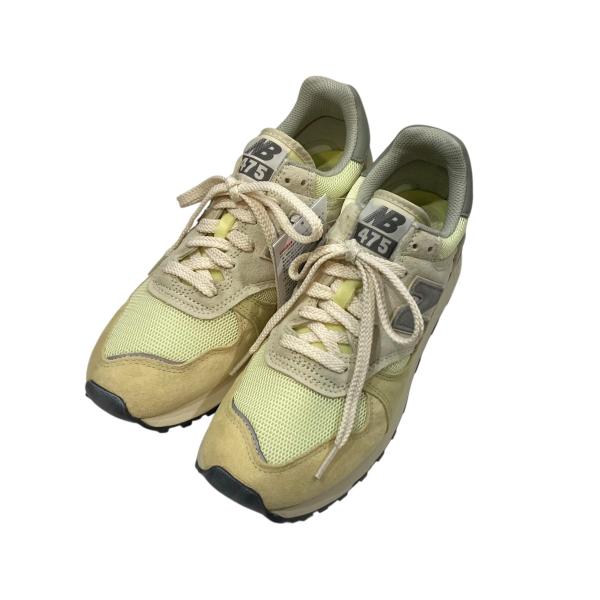 【値下げ】AURALEE×NEW BALANCE Vintage Yellow ローカットスニーカー...