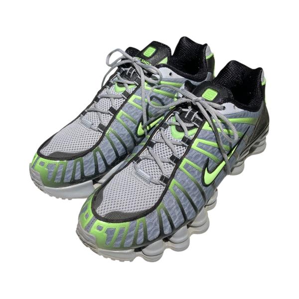ナイキ NIKE Shox TL Wolf Grey／Black／Lime Blast ローカットス...