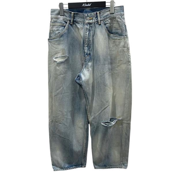 アンセルム ANCELLM 加工デニムパンツ SELVEDGE TAPERED 5P DENIM P...