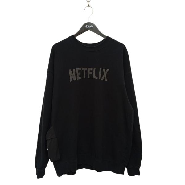 ビームス BEAMS NETFLIX トレーナー 11-13-4528-976 ブラック サイズ：X...