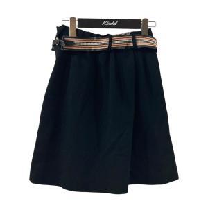 バーバリーロンドン BURBERRY LONDON ショートスカート BX231-557 ブラック サイズ：160A