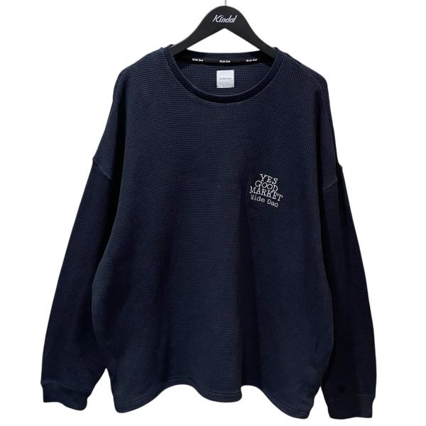ワイドダッド Wide Dad 裾ドローコード ワッフルカットソー YGMDad CREW P／O ...