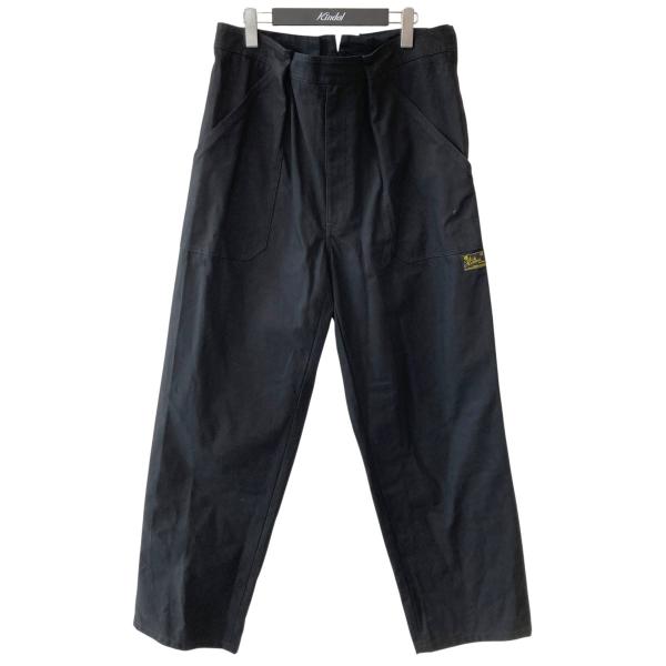 ラフシモンズ RAF SIMONS ワークパンツ 192-348 ブラック サイズ：50