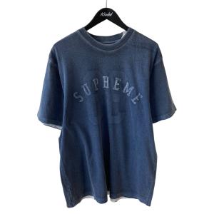シュプリーム Supreme 25AW Over print S S Top Tシャツ ネイビー サイズ：L