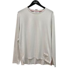トムブラウンニューヨーク THOM BROWNE． NEW YORK 長袖Tシャツ MJS068A00042100 ホワイト サイズ：1
