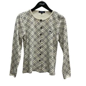 バーバリーロンドン BURBERRY LONDON カーディガン ホワイト サイズ：M