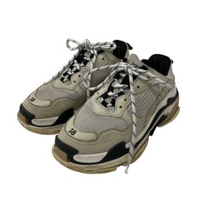 バレンシアガ BALENCIAGA スニーカー 524039 ブラック×ベージュ サイズ：38