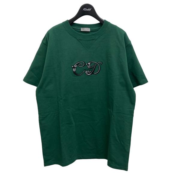 【値下げ】Dior 21SS ×Kenny Scharf CDロゴ刺繍オーバーサイズTシャツ (梅田...