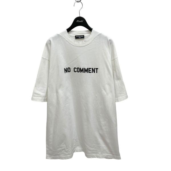 バレンシアガ BALENCIAGA 22SS NO COMMENT 半袖Tシャツ 684155 ホワ...