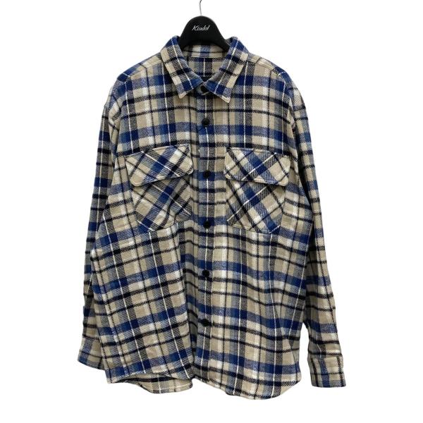 ソフネット SOPHNET． OVERSIZED SHIRT JACKET フランネルシャツ SOP...