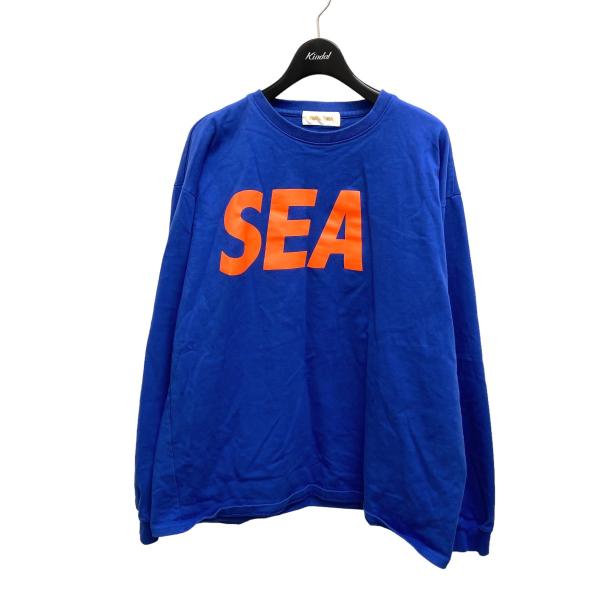 ウィンダンシー WIND AND SEA Sea L／S Tee ロングスリーブTシャツ ブルー サ...