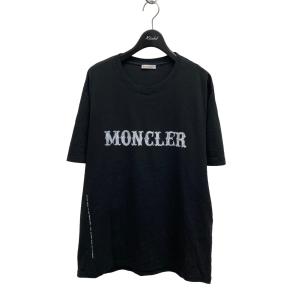 モンクレール MONCLER ×FRAGMENT． SS T-SHIRT Tシャツ H209U8C00001 ブラック サイズ：M｜kindal