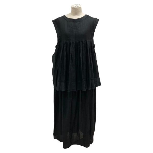 【値下げ】BLAMINK リネン ドレス S LI TUCK N SL ノースリーブ・キャミソールワ...