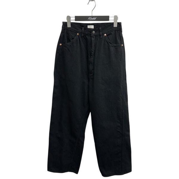 【値下げ】CIOTA へリンボーン ベイカーパンツ PTLM-14PT ブラック サイズ：2 (梅田...