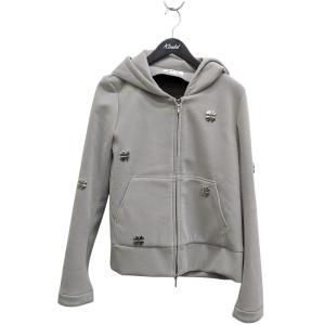 エムエーエスユー MASU FLOCKY DOLL ZIP-UP HOODIE パーカー MASS-CS0524 グレー サイズ：46