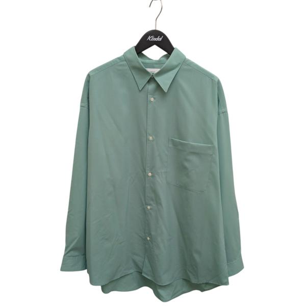 グラフペーパー Graphpaper 長袖シャツ GM221-50197 ミントグリーン サイズ：F...
