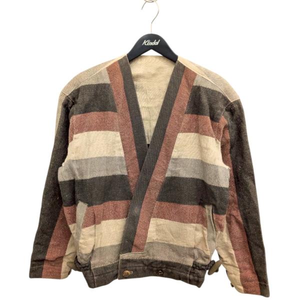 イッセイミヤケ ISSEY MIYAKE MEN 80S 筆タグ リネン混1Bジャケット LG310...