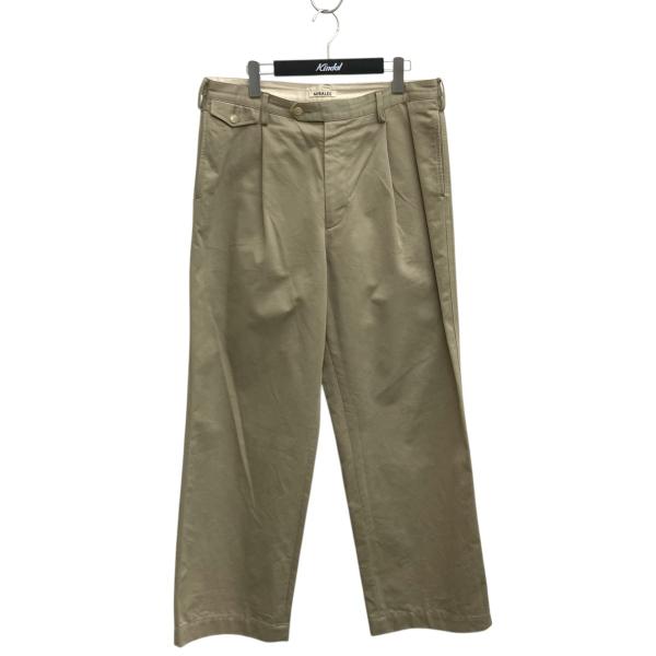 オーラリー AURALEE 25SS WASHED FINX CHINO ONE-TUCK PANT...