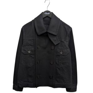 sacai（サカイ） 23AW 23-03052M ネイビー ナイロンボンディングコート