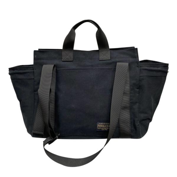 ペンドルトン PENDLETON トートバッグ ネイビー×ブラック