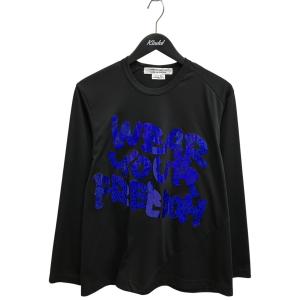 コムデギャルソンコムデギャルソン COMME des GARCONS COMME des GARCONS 長袖カットソー RN-T004 ブラック×ブ