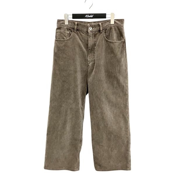 オーラリー AURALEE コーデュロイパンツ A25AP02FC ブラウン サイズ：3