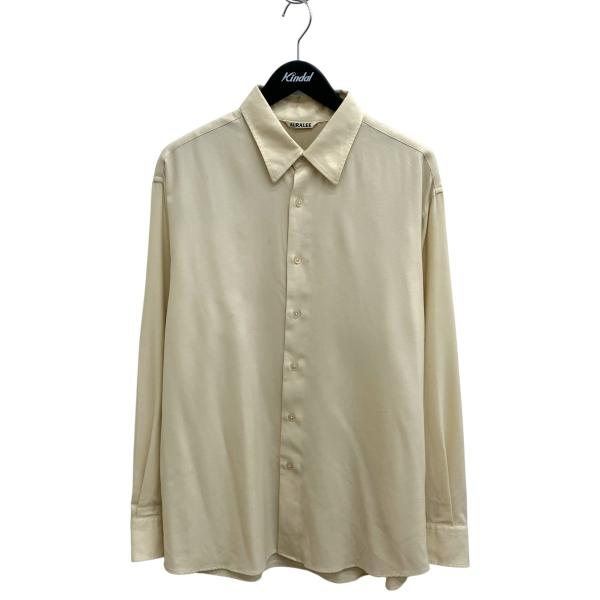 オーラリー AURALEE SUPER LIGHT WOOL SHIRT 長袖シャツ A24AS01...