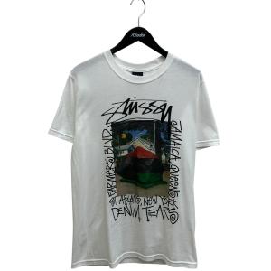 ステューシー×デニムティアーズ stussy×Denim Tears 半袖Tシャツ ホワイト×ブラック サイズ：S