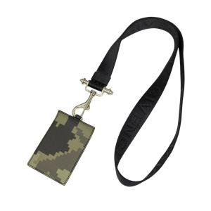 ジバンシィ GIVENCHY カモフラージュ パスケース カーキ×ブラック