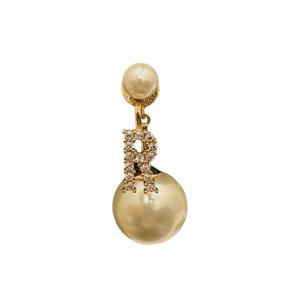 クリスチャンディオール Christian Dior トライバルRピアス ゴールド