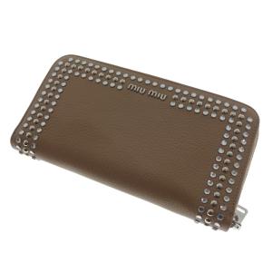 ラウンドジップ長財布 0430 京都店 0430 ピンク ピンク 財布 Miu Miu ブランド古着カインドオル 数量限定価格