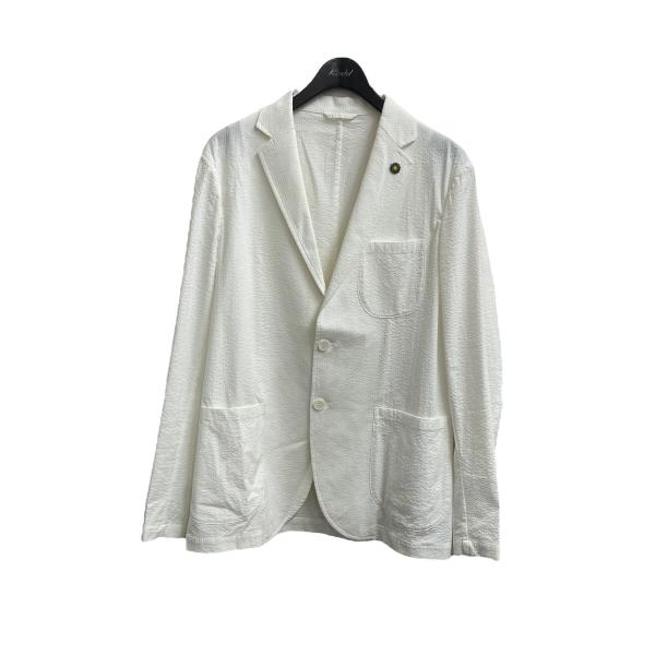 【値下げ】giannetto RIVIERAテーラードジャケット ホワイト サイズ：50 (京都店)