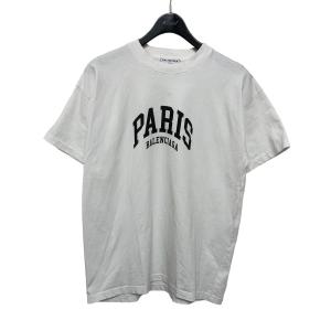 バレンシアガ BALENCIAGA PARISロゴTシャツ ホワイト サイズ：XS｜kindal