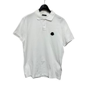 モンクレール MONCLER 22SS SS POLO ポロシャツ I20918A00011 ホワイト サイズ：M｜kindal