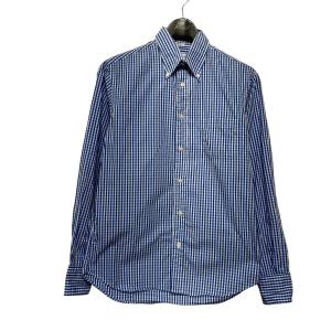 インディビジュアライズドシャツ INDIVIDUALIZED SHIRTS ギンガムチェックシャツ ブルー×ホワイト サイズ：32｜kindal