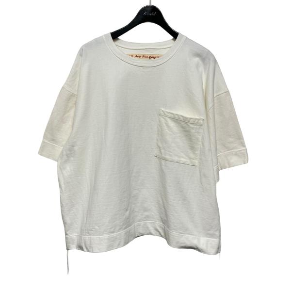 キャピタル KAPITAL ポケットTシャツ ホワイト サイズ：3