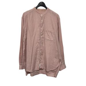 ネストローブ nest Robe バンドカラーシャツ 600215-7004 ピンク サイズ：XL