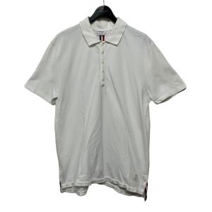 トム・ブラウン Thom Browne ポロシャツ MJP042A-00050100 ホワイト サイズ：5｜kindal