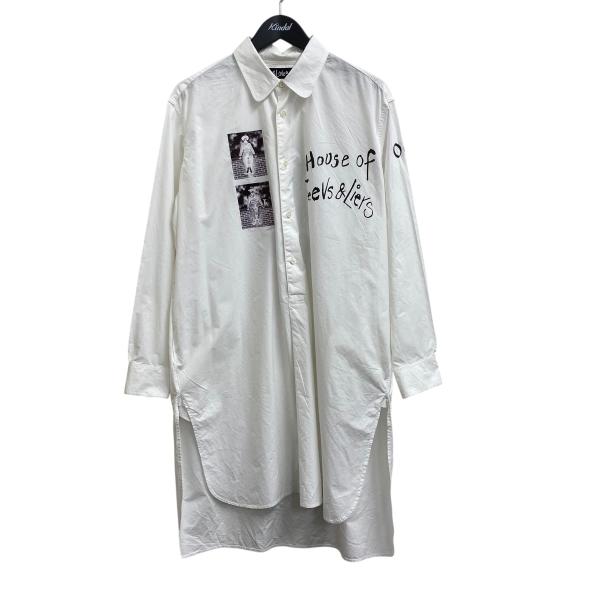 【値下げ】KIDS LOVE GAITE ロングシャツ ホワイト サイズ：F (京都店)