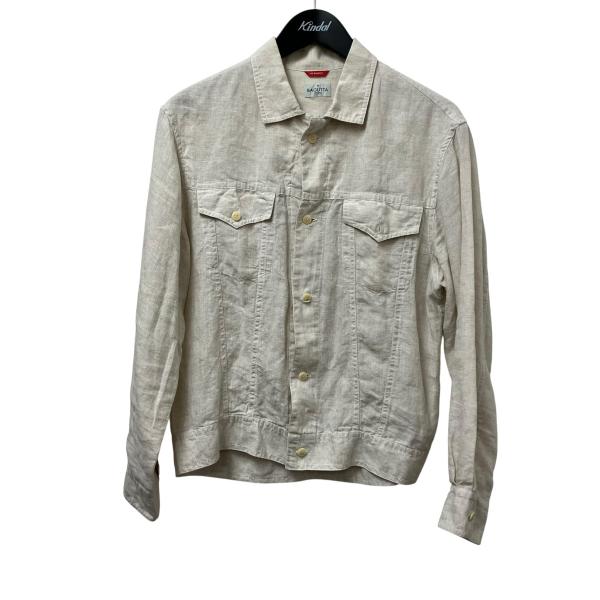 【値下げ】BAGUTTA シャツジャケット CLINT GL アイボリー サイズ：39 (EC)