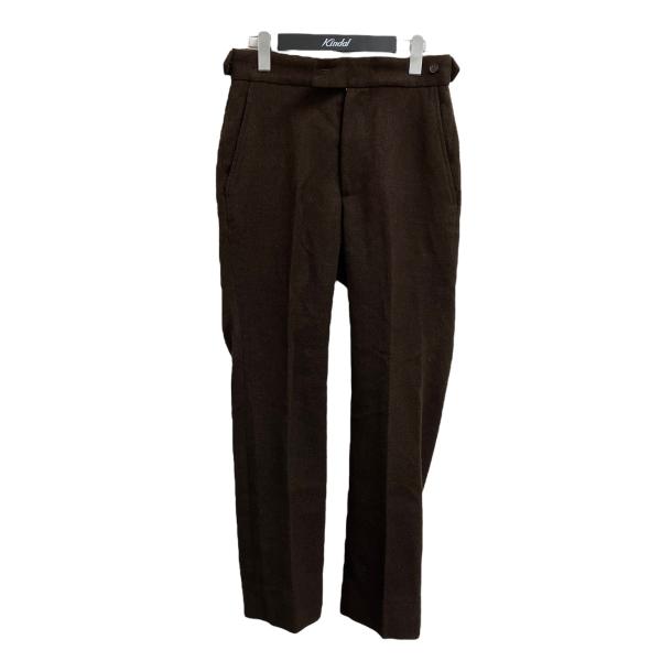 【値下げ】Needles Side Tab Trouser ウールパンツ JO146 ブラウン サイ...