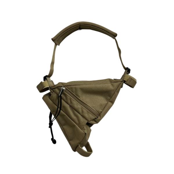 オーラリー AURALEE NYLON SADDLE BAG バッグ カーキ