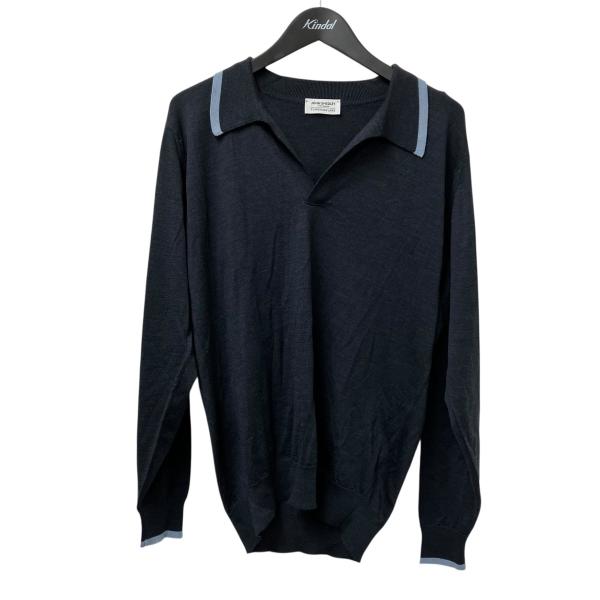 ジョンスメドレー JOHN SMEDLEY tomorrowland別注  ウールスキッパーネックニ...