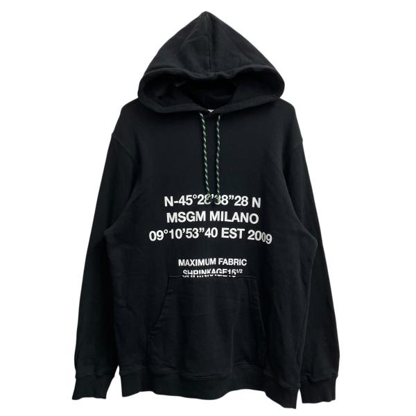 エムエスジーエム MSGM パーカー 3140MM182J ブラック サイズ：M