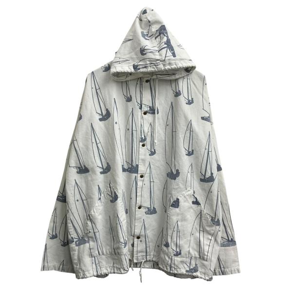 ヴィンテージ VINTAGE 80s〜90s MICHIGAN RAG フーデッドジャケット ホワイ...