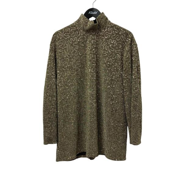 アメリ AMERI タートルネックカットソー 02320441410 ゴールド サイズ：F