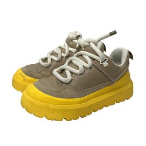アグ UGG heritage utility sneaker スニーカー 1170910 ベージュ×イエロー サイズ：25cm
