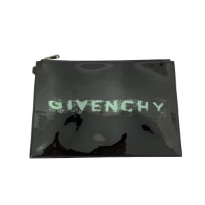 ジバンシィ GIVENCHY クラッチバッグ ブラック×グリーン