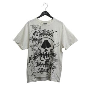 ステューシー stussy Stussy Skulls Tee Pigment Dyed Natural 半袖Tシャツ ホワイト サイズ：S