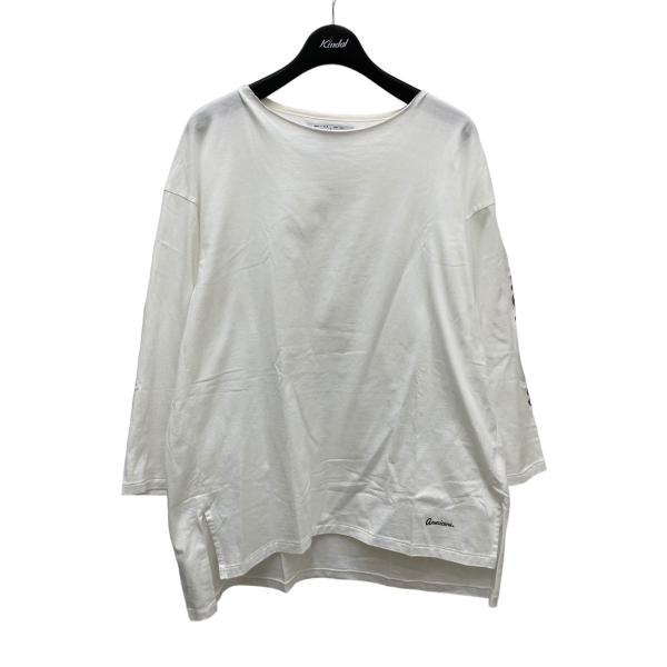 【値下げ】Americana ロゴロングスリーブTシャツ ホワイト (堅田店)